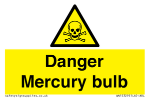 Danger Mercury bulb